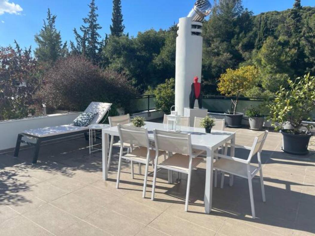 דירות Athens Lycabettus Hill Penthouse, Private Roof Garden & Pool מראה חיצוני תמונה
