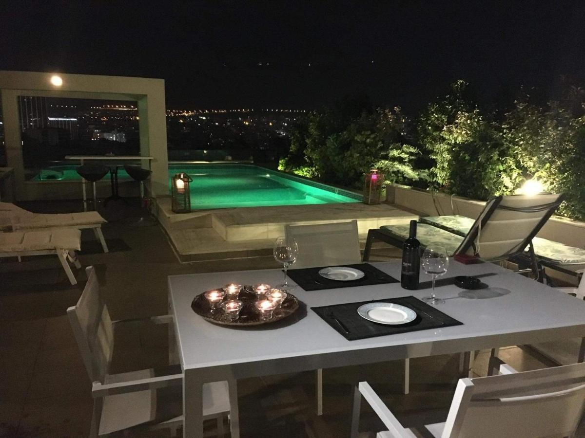 דירות Athens Lycabettus Hill Penthouse, Private Roof Garden & Pool מראה חיצוני תמונה