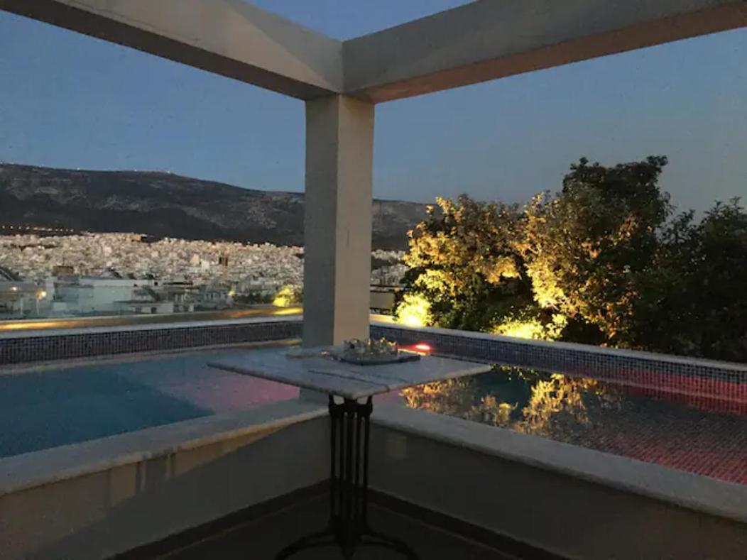 דירות Athens Lycabettus Hill Penthouse, Private Roof Garden & Pool מראה חיצוני תמונה