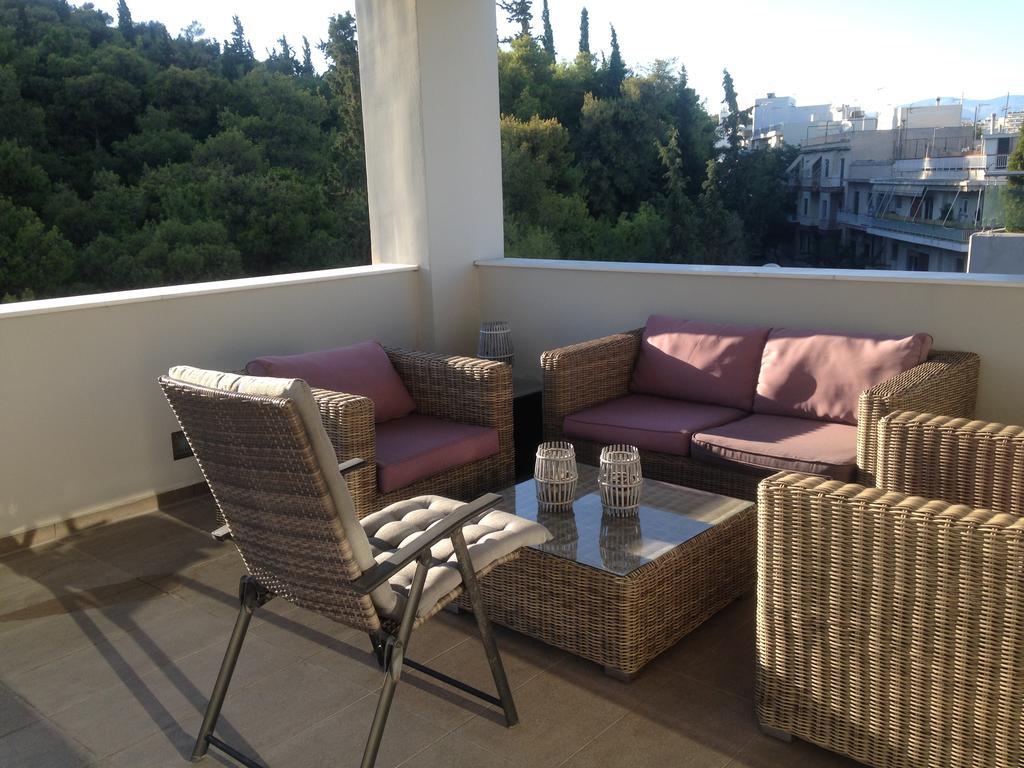 דירות Athens Lycabettus Hill Penthouse, Private Roof Garden & Pool מראה חיצוני תמונה
