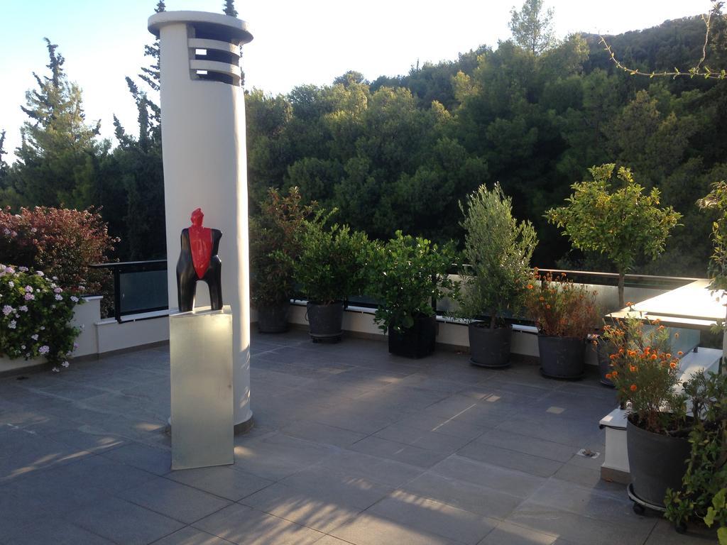 דירות Athens Lycabettus Hill Penthouse, Private Roof Garden & Pool מראה חיצוני תמונה