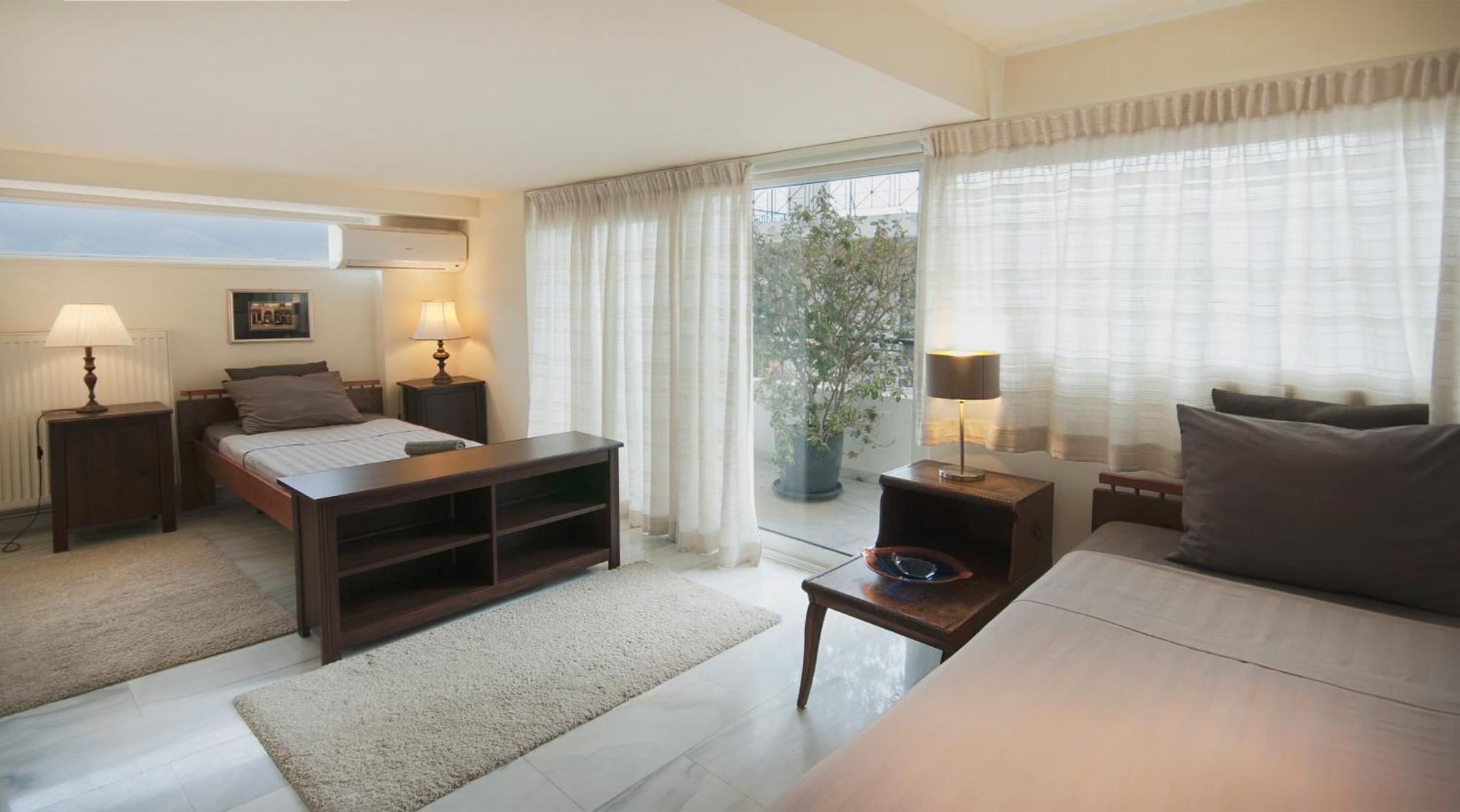 דירות Athens Lycabettus Hill Penthouse, Private Roof Garden & Pool מראה חיצוני תמונה