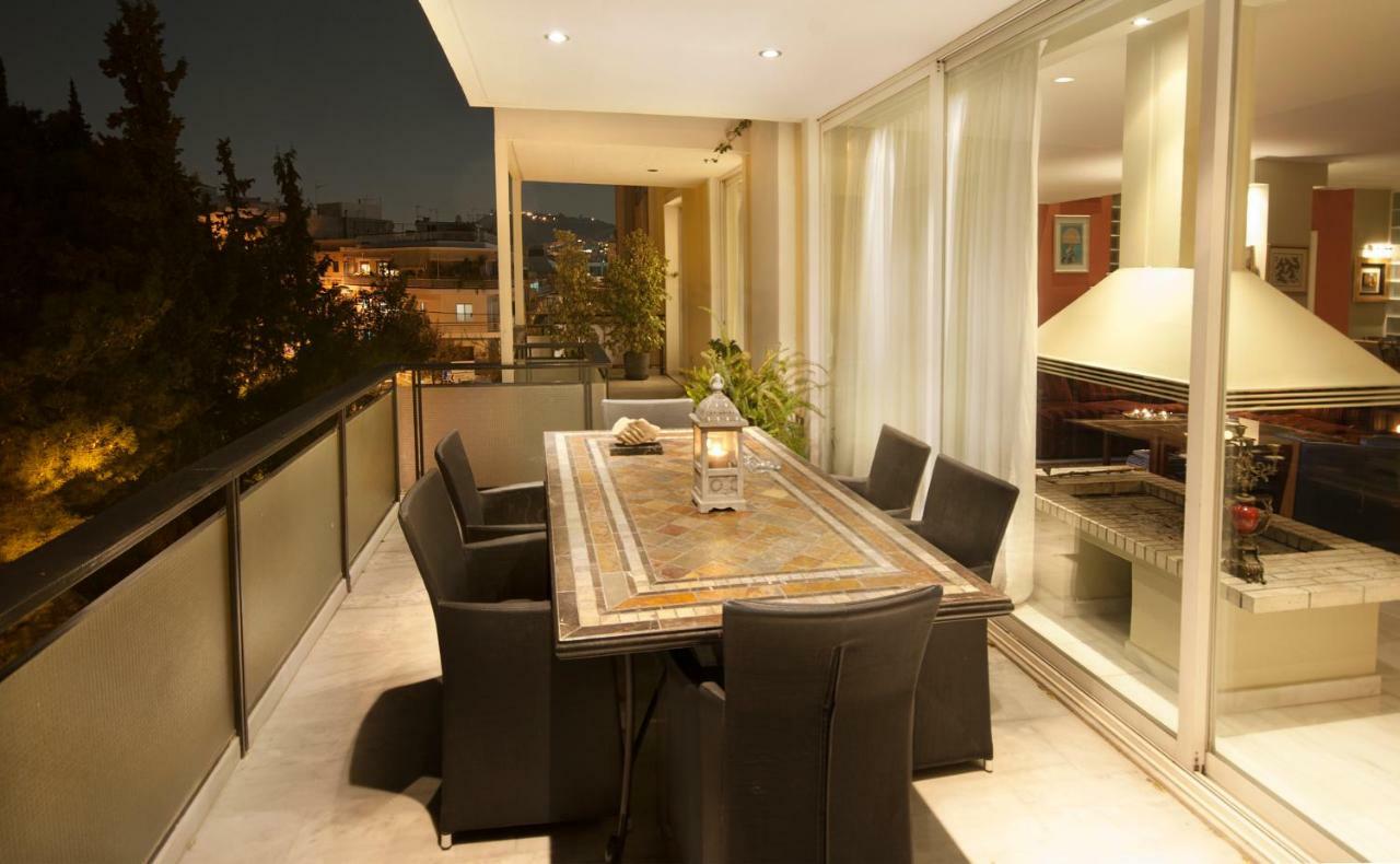 דירות Athens Lycabettus Hill Penthouse, Private Roof Garden & Pool מראה חיצוני תמונה